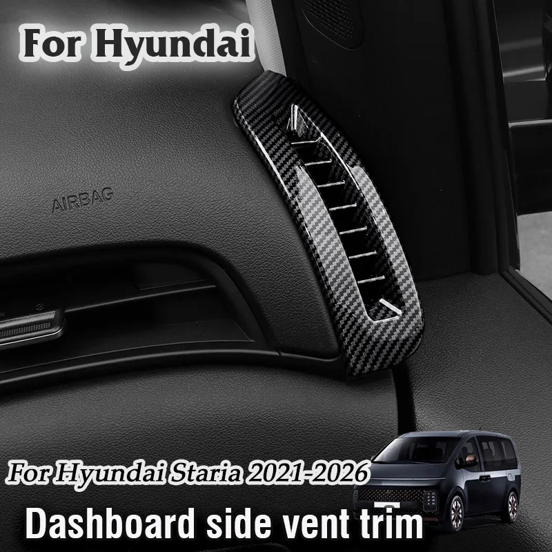 For Hyundai Staria 2021 2022 2023 2024 2025 2026 Air conditioning vent Trim Decorative frame side of the dashboard Interior
For Hyundai Staria 2021 2022 2023 2024 2025 2026 Air conditioning vent Trim Decorative frame side of the dashboard Interior