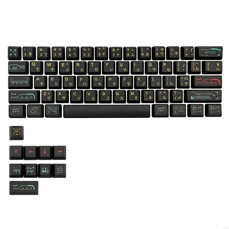 B2RD 71 пять сторон сублимация красителя PBT для стандартных переключателей MX Механическая клавиатура
B2RD 71 пять сторон сублимация красителя PBT для стандартных переключателей MX Механическая клавиатура