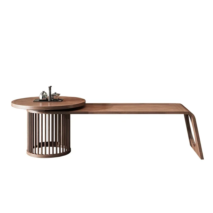 New Chinese tea table and chair combination, solid wood Kung Fu tea table
New Chinese tea table and chair combination, solid wood Kung Fu tea table