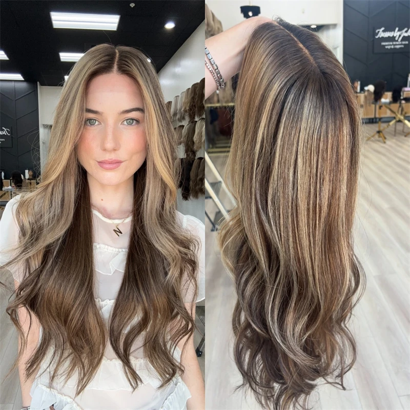 13x4 Ombre Brown Blonde Natural Hair Women Wigs Synthetic Long Soft Lace Frontal Wig Free Part Wig Ready To Ship Wigs For Party
13x4 Ombre Brown Blonde Natural Hair Women Wigs Synthetic Long Soft Lace Frontal Wig Free Part Wig Ready To Ship Wigs For Party