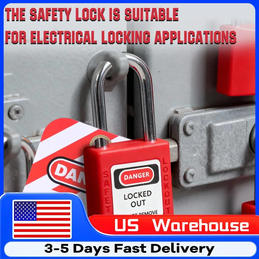 100 шт. разноключевых замков LOTO с 100 бирками для электромонтажных работ
100 шт. разноключевых замков LOTO с 100 бирками для электромонтажных работ