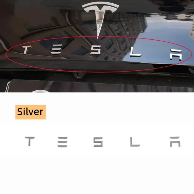 1pcs 3D ABS Logo Tesla Emblem Letters Car Trunk Badge Rear Letter Label Electroplated For MODEL 3 MODEL S X Modified accessories
1pcs 3D ABS Logo Tesla Emblem Letters Car Trunk Badge Rear Letter Label Electroplated For MODEL 3 MODEL S X Modified accessories