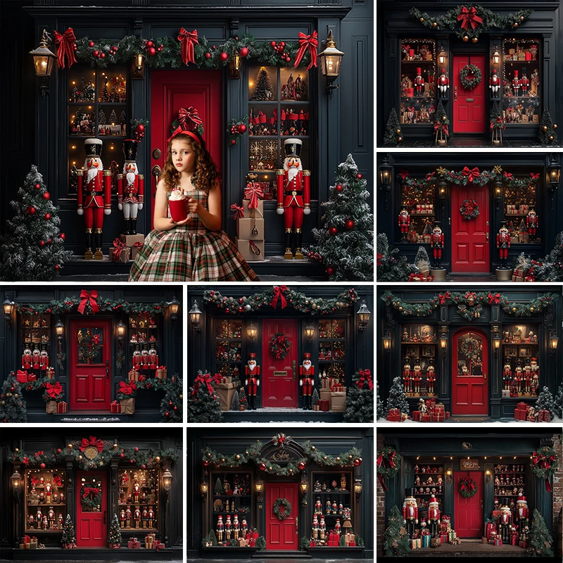 LS Christmas Photography Background Nutcracker Shop Xmas Tree Decoration Kids Holiday Portrait Photo Backdrops Studio Props
LS Christmas Photography Background Nutcracker Shop Xmas Tree Decoration Kids Holiday Portrait Photo Backdrops Studio Props