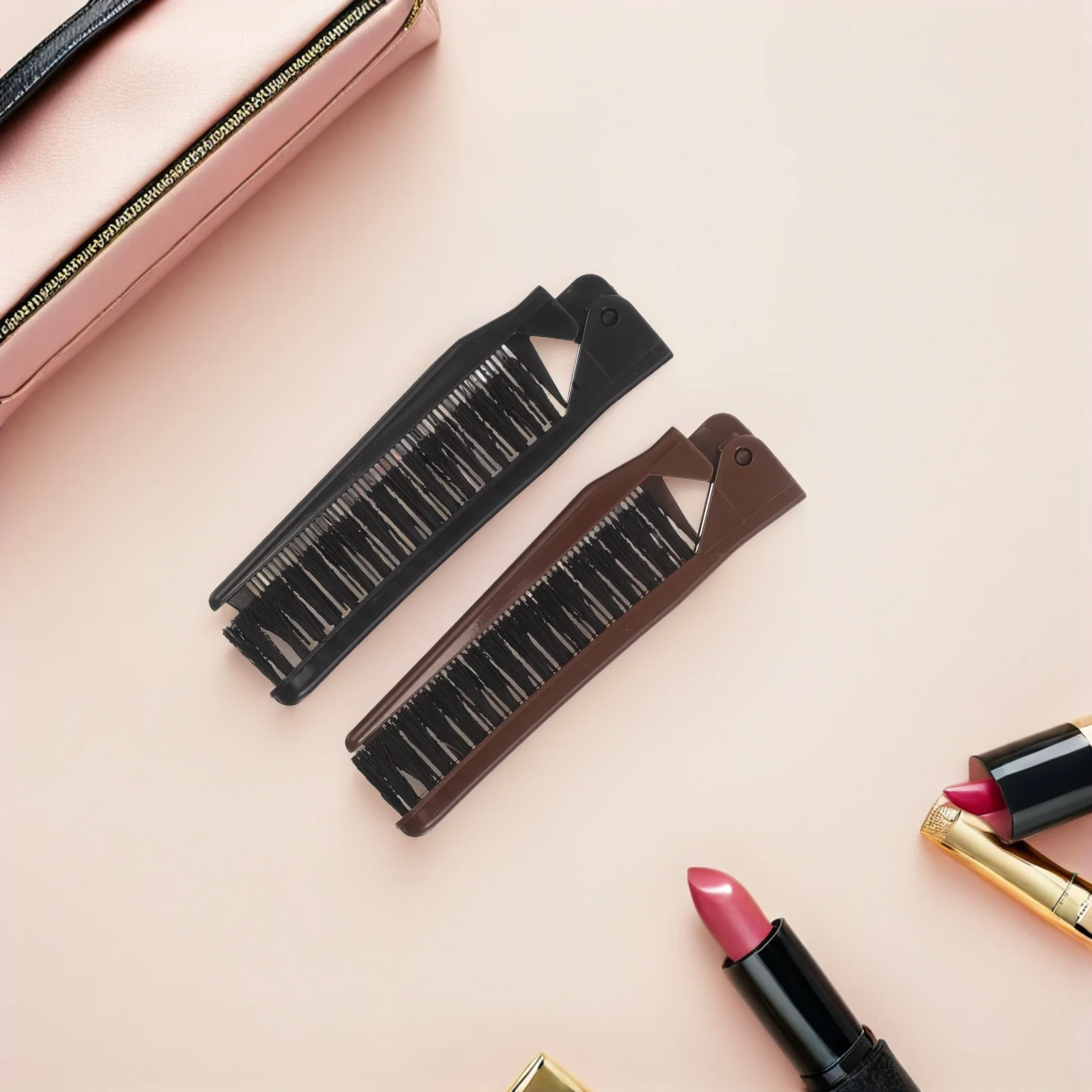 2Pcs Lightweight Double Headed Folding Comb: Essential Travel Hair Brush for All Hair Types 
2Pcs Lightweight Double Headed Folding Comb: Essential Travel Hair Brush for All Hair Types