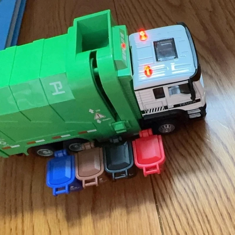 Модель мусоровоза из сплава премиум-класса, масштаб 1:50, выдвижной назад со звуком и подсветкой, коллекция M optim Fleet, издание для мальчиков на день рождения 
Модель мусоровоза из сплава премиум-класса, масштаб 1:50, выдвижной назад со звуком и подсветкой, коллекция M optim Fleet, издание для мальчиков на день рождения