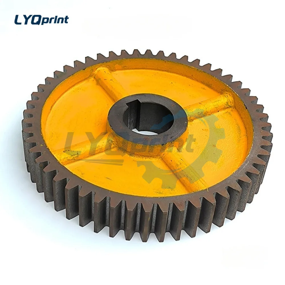 Changchun Paper Cutting Machine Gear 52 Tooth Single Key / Double Key Full Cutting Gear Replacement Parts
Changchun Paper Cutting Machine Gear 52 Tooth Single Key / Double Key Full Cutting Gear Replacement Parts
