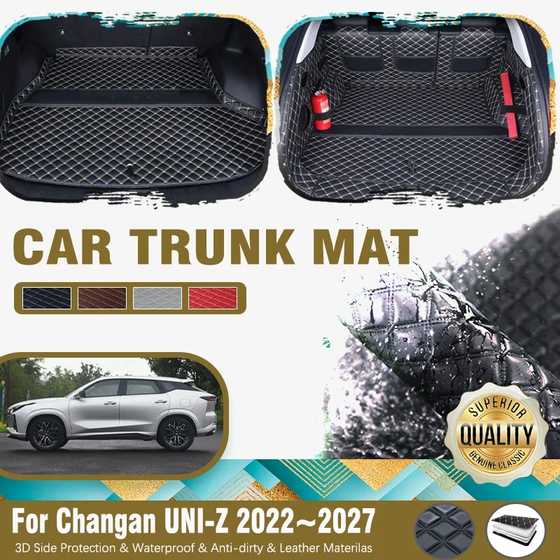 Car Rear Trunk Mats For Changan UNI-Z UNIZ Volga K40 2022-2027 Leather Carpet Storage Pad Cargo Liner Cover Rug Auto Accessories
Car Rear Trunk Mats For Changan UNI-Z UNIZ Volga K40 2022-2027 Leather Carpet Storage Pad Cargo Liner Cover Rug Auto Accessories