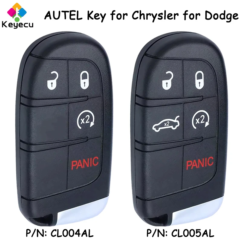 AUTEL CL004AL CL005AL 4 / 5 Buttons Universal Smart Remote Key for Chrysler for Dodge for Jeep Work With KM100 / IM508 / IM608
AUTEL CL004AL CL005AL 4 / 5 Buttons Universal Smart Remote Key for Chrysler for Dodge for Jeep Work With KM100 / IM508 / IM608