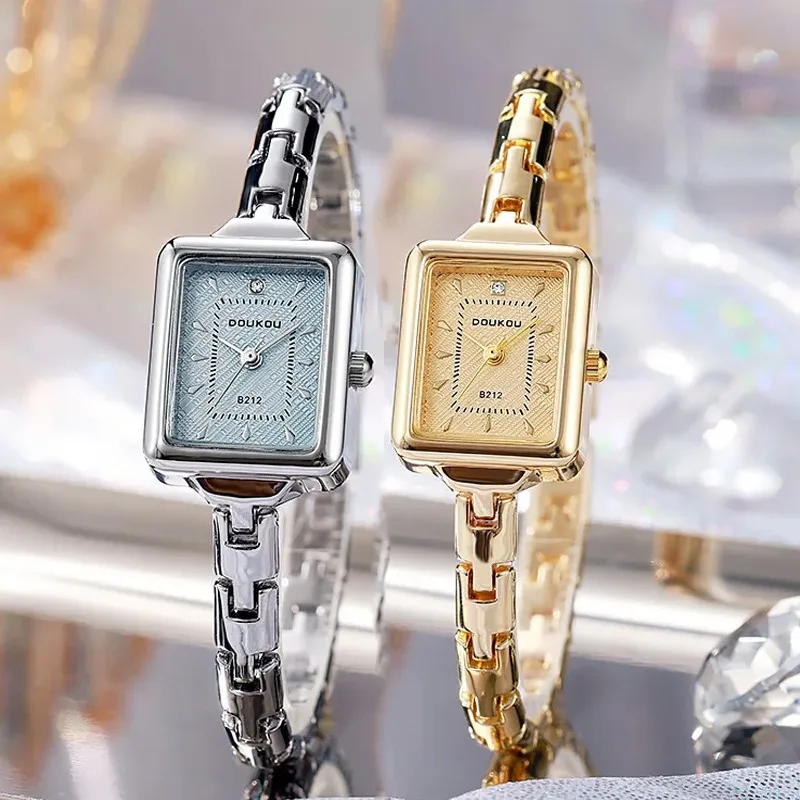 Fashion Women Bracelet Watch Luxury Quartz Watches Gift Rectangular Ladies Watches Relojes Para Mujer Wristwatches Wholesale
Fashion Women Bracelet Watch Luxury Quartz Watches Gift Rectangular Ladies Watches Relojes Para Mujer Wristwatches Wholesale