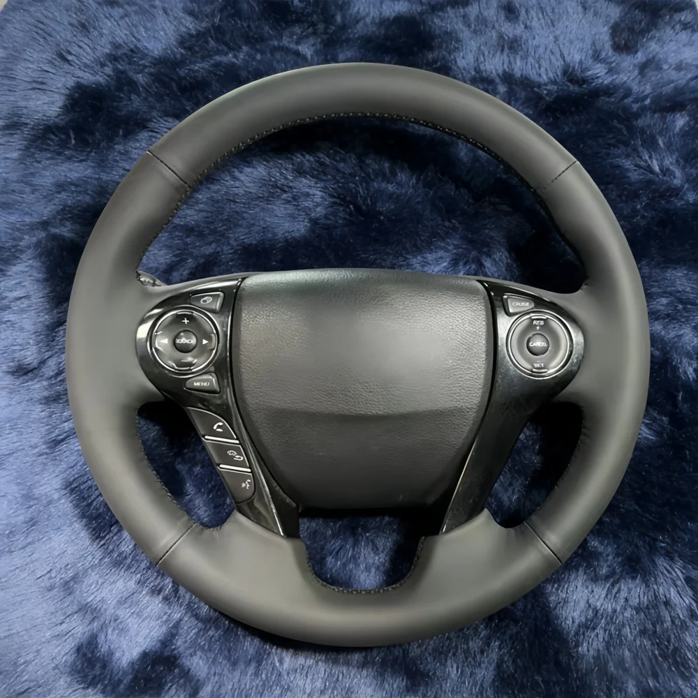 Hand-Stitched Black Artificial Leather Odyssey, Crosstour and Elysion. Hand-sewn. Steering Wheel Cover For Honda Accord,
Hand-Stitched Black Artificial Leather Odyssey, Crosstour and Elysion. Hand-sewn. Steering Wheel Cover For Honda Accord,