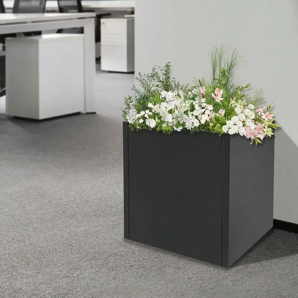 Large Square Planter, 17 X 17 X 18 Metal Planter Box Outdoor Indoor Garden Planter Box With Drainage Seams Cube Steel Planter H
Large Square Planter, 17 X 17 X 18 Metal Planter Box Outdoor Indoor Garden Planter Box With Drainage Seams Cube Steel Planter H