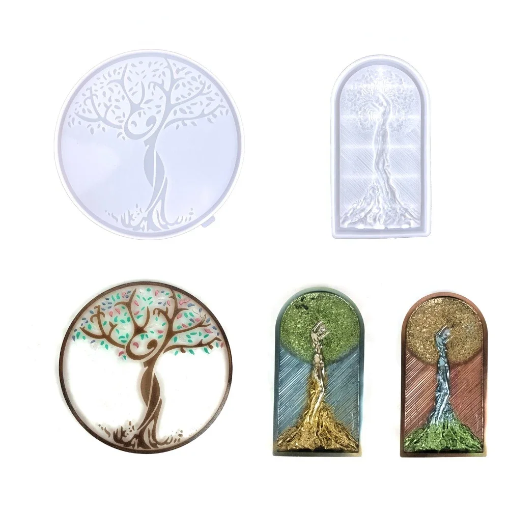 Round Tree of Life Wall Decoration Silicone Mold DIY Woman Shaped Big Tree Wall Living Room Desktop Decoration Epoxy Resin Molds
Round Tree of Life Wall Decoration Silicone Mold DIY Woman Shaped Big Tree Wall Living Room Desktop Decoration Epoxy Resin Molds