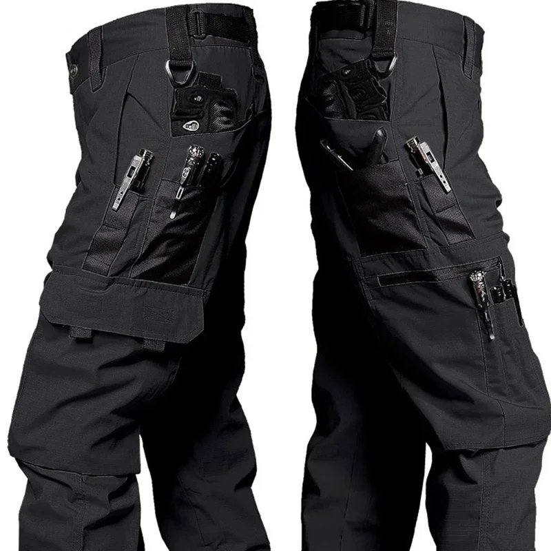 Hunting Pants for Men Tactical Cargo Pants Big Multi-pocket Waterproof Ripstop Hiking Training Trousers Brand Joggers New
Hunting Pants for Men Tactical Cargo Pants Big Multi-pocket Waterproof Ripstop Hiking Training Trousers Brand Joggers New