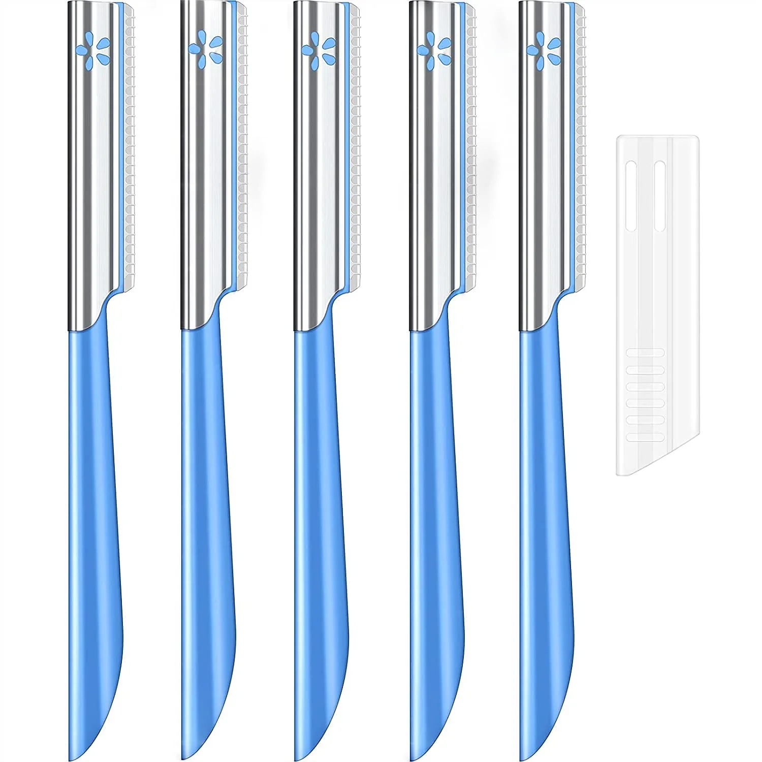 Women Facial Razor for Hair Removal - Dermaplaning Tool Peach Fuzz Trimmer, Fine Hair Remover Eyebrow Razors and Face Shavers
Women Facial Razor for Hair Removal - Dermaplaning Tool Peach Fuzz Trimmer, Fine Hair Remover Eyebrow Razors and Face Shavers