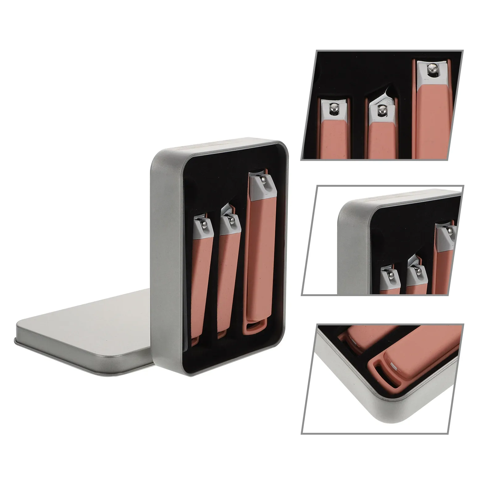 1Set Sturdy Compact Nail Clipper Set Simple Stylish Nail Trimming Tool for Daily Manicure Pedicure Fingernail Toenail Grooming
1Set Sturdy Compact Nail Clipper Set Simple Stylish Nail Trimming Tool for Daily Manicure Pedicure Fingernail Toenail Grooming
