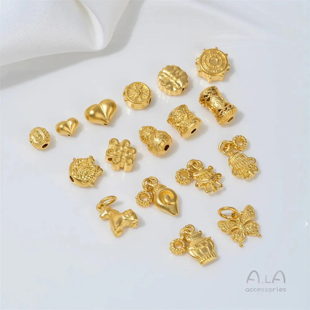 Z472 Vietnamese Sand Gold Accessories, Double Fish Gourd Heart Beaded Pendant, Bracelet, Crystal Handcrafted Diy Beaded Material
Z472 Vietnamese Sand Gold Accessories, Double Fish Gourd Heart Beaded Pendant, Bracelet, Crystal Handcrafted Diy Beaded Material
