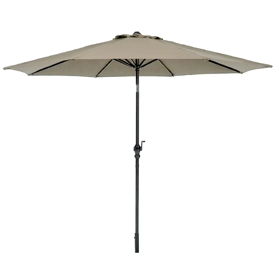 Khaki Round Tilting Patio Umbrella, Fade Resistant Polyester Fabric for Outdoor Use
Khaki Round Tilting Patio Umbrella, Fade Resistant Polyester Fabric for Outdoor Use