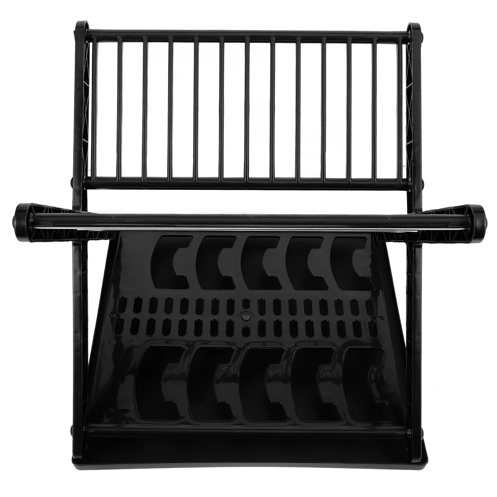 Folding Kitchen Black Dish Racks Drying Rack For Kitchen Counter Small Size Dish Drying Rack Space Saver Tableware Holder
Folding Kitchen Black Dish Racks Drying Rack For Kitchen Counter Small Size Dish Drying Rack Space Saver Tableware Holder