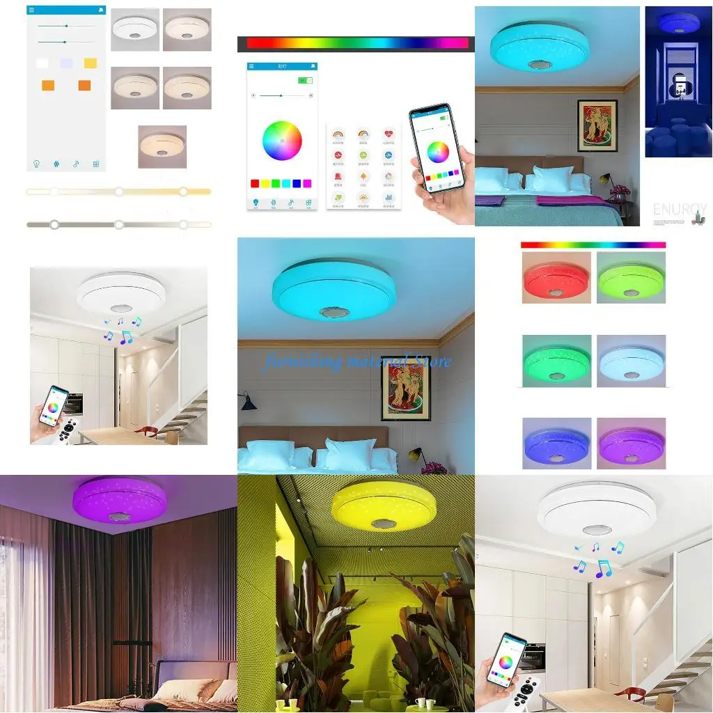 Y5GD Потолочный светильник RGB с дистанционным управлением и регулируемой яркостью для спальни, кухни, гостиной, вечеринки
Y5GD Потолочный светильник RGB с дистанционным управлением и регулируемой яркостью для спальни, кухни, гостиной, вечеринки
