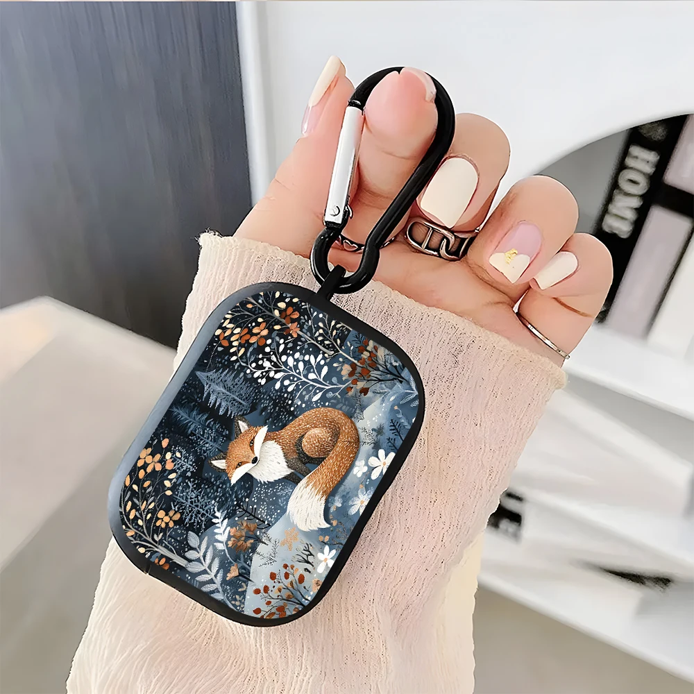 Winter Fox Floral Silicone Tpu Earphone Case For AirPods 1/2/3/4 Earbuds Case For AirPods Pro2/Pro3/Pro Shockproof Soft Cover
Winter Fox Floral Silicone Tpu Earphone Case For AirPods 1/2/3/4 Earbuds Case For AirPods Pro2/Pro3/Pro Shockproof Soft Cover