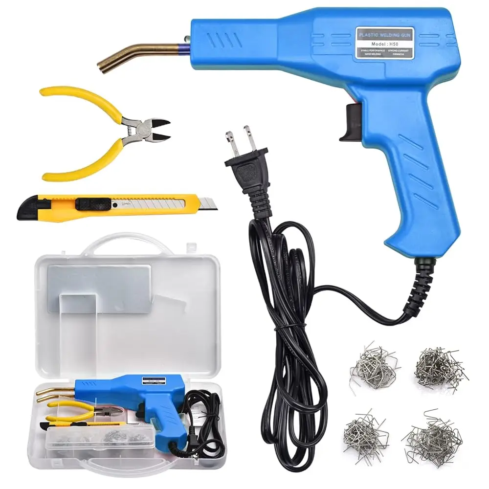 Plastic Welder Kit For Bumper, 800 Staples, Hot Stapler Welding Gun, Welding Repair Kit With Carry Case, 6 Types Staples,
Plastic Welder Kit For Bumper, 800 Staples, Hot Stapler Welding Gun, Welding Repair Kit With Carry Case, 6 Types Staples,