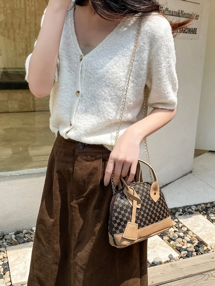 Сумка-ракушка с цветочным принтом, модная сумка, женская сумка через плечо, продвинутая простая сумка через плечо, портативная сумка большой вместимости
Сумка-ракушка с цветочным принтом, модная сумка, женская сумка через плечо, продвинутая простая сумка через плечо, портативная сумка большой вместимости