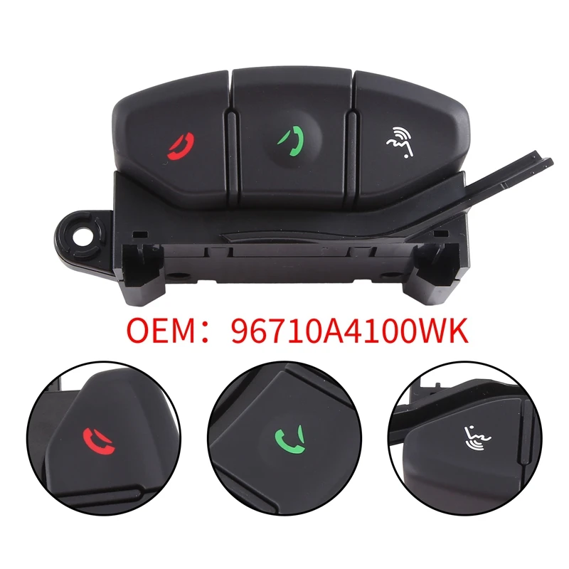 1 Piece Parts Accessories For KIA RONDO / CARENS 2013 Car Bluetooth Handsfree Switch 96710A4100WK
1 Piece Parts Accessories For KIA RONDO / CARENS 2013 Car Bluetooth Handsfree Switch 96710A4100WK