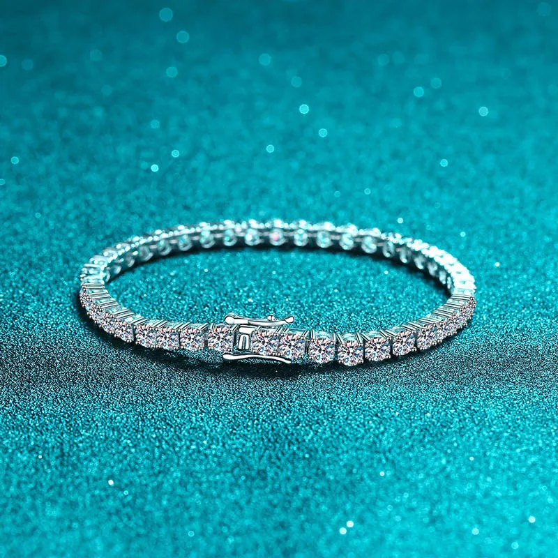 925 sterling silver bracelet for women pt950 gold plated four claw 30 point moissanite bracelet manufacturer
925 sterling silver bracelet for women pt950 gold plated four claw 30 point moissanite bracelet manufacturer