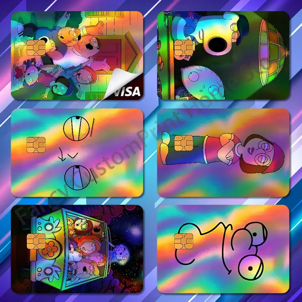F-Family Funny G-Guys Credit Bank Sticker ID Access Card Cover Skin Rainbow Color Laser Stickers Film
F-Family Funny G-Guys Credit Bank Sticker ID Access Card Cover Skin Rainbow Color Laser Stickers Film