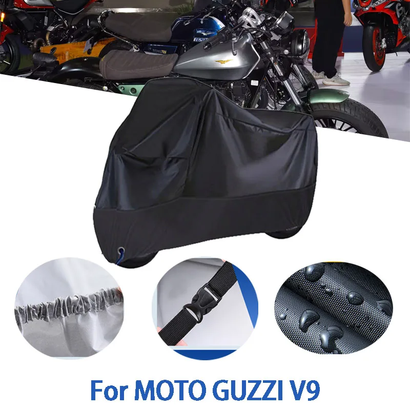 Motorcycle Full Covers For MOTO GUZZI V9 Car Outdoors Sun Protection Dust No Ear Thickened Oxford Clothcover Accessories
Motorcycle Full Covers For MOTO GUZZI V9 Car Outdoors Sun Protection Dust No Ear Thickened Oxford Clothcover Accessories