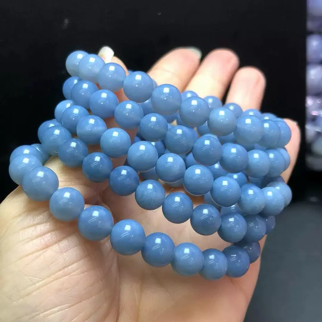 Blue Opal Single Circle Bracelet Natural Crystal Round Bead Bracelet 7-10mm Blue Opal
Blue Opal Single Circle Bracelet Natural Crystal Round Bead Bracelet 7-10mm Blue Opal