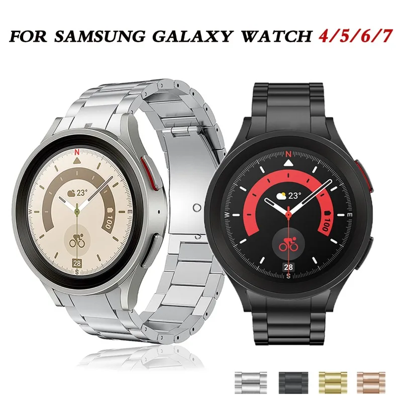 No Gap Three Bead Integrated Stainless Steel Watch Band Strap Replacement For Samsung Galaxy Watch7 6 Classic
No Gap Three Bead Integrated Stainless Steel Watch Band Strap Replacement For Samsung Galaxy Watch7 6 Classic