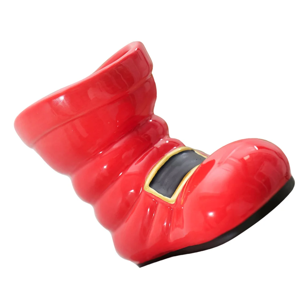 Ceramic Christmas Vase Santa Boots Style Flower Holder Festive Home Decor Unique Centerpiece for Holiday Season Decoration
Ceramic Christmas Vase Santa Boots Style Flower Holder Festive Home Decor Unique Centerpiece for Holiday Season Decoration