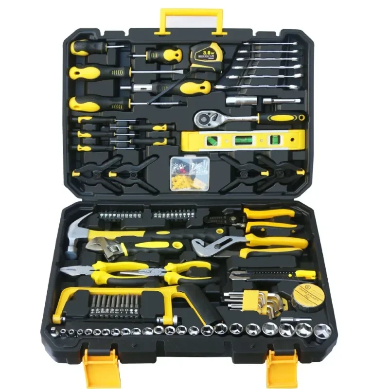 1-Household Multifunctional Hardware Hand Tool Set Combination Set Auto Repair Toolbox
1-Household Multifunctional Hardware Hand Tool Set Combination Set Auto Repair Toolbox