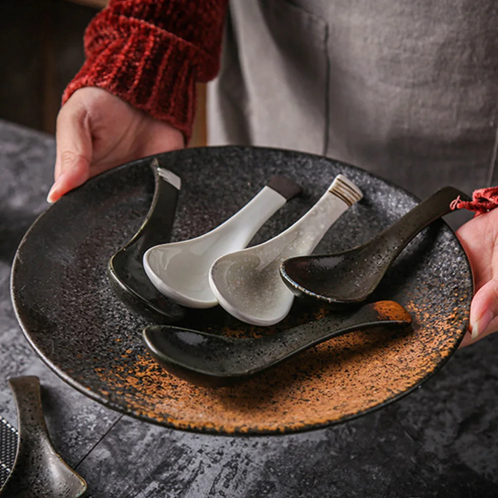 3Pcs Ceramic Ladle Spoons Fine Workmanship Sturdy Design for Home Kitchen Coffee Shop Restaurant Long Handle Scoop Utensil
3Pcs Ceramic Ladle Spoons Fine Workmanship Sturdy Design for Home Kitchen Coffee Shop Restaurant Long Handle Scoop Utensil