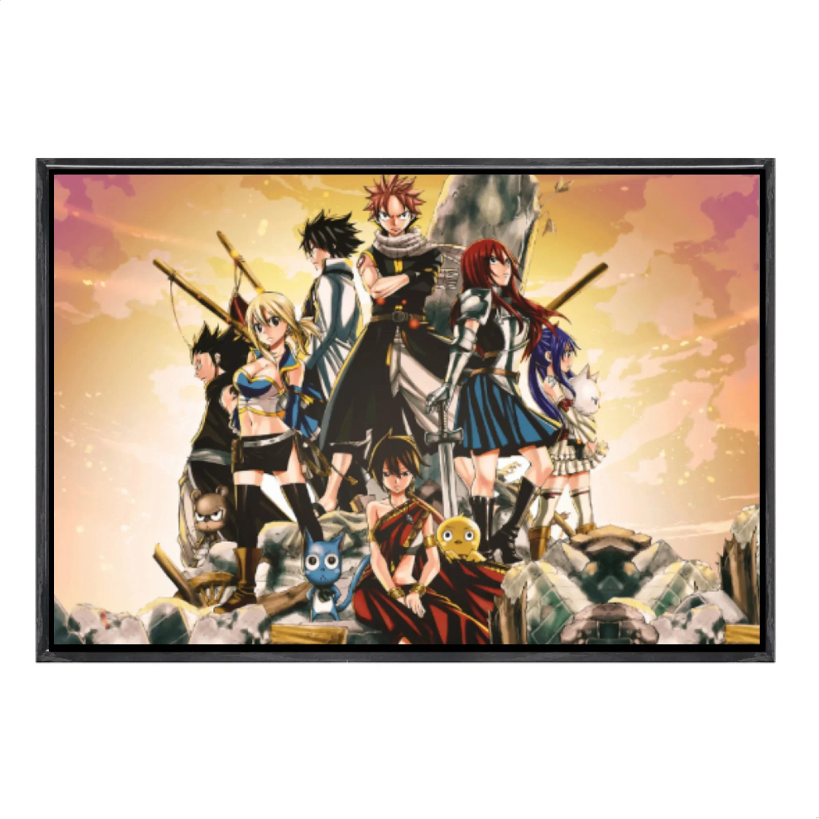 Японская манга, многоразмерный холст, постер в двойной рамке, настенное искусство, сказочный хвост, домашний декор для гостиной, спальни
Японская манга, многоразмерный холст, постер в двойной рамке, настенное искусство, сказочный хвост, домашний декор для гостиной, спальни