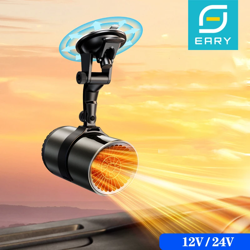 Eary 150W 2 in 1 Car Heaters for Vehicle 12V 24V Windshield Defogger Defroster Portable Car Heater Plugs into Cigarette Lighter
Eary 150W 2 in 1 Car Heaters for Vehicle 12V 24V Windshield Defogger Defroster Portable Car Heater Plugs into Cigarette Lighter