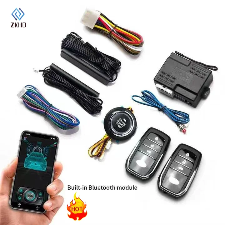 Hot Sales Fits Toyota Car General Mobile Phone Bluetooth Control Car One Key Start Keyless Entry Remote Start One-way Alarm
Hot Sales Fits Toyota Car General Mobile Phone Bluetooth Control Car One Key Start Keyless Entry Remote Start One-way Alarm