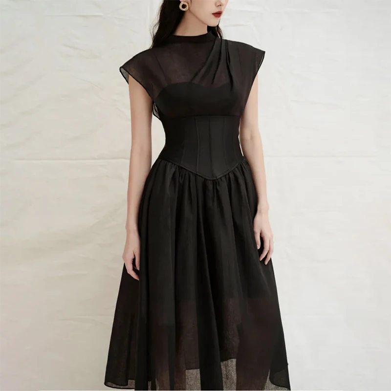 Simple Black Round Neck Formal Evening Dresses A-Line Prom Dresses Customized robe soirée
Simple Black Round Neck Formal Evening Dresses A-Line Prom Dresses Customized robe soirée