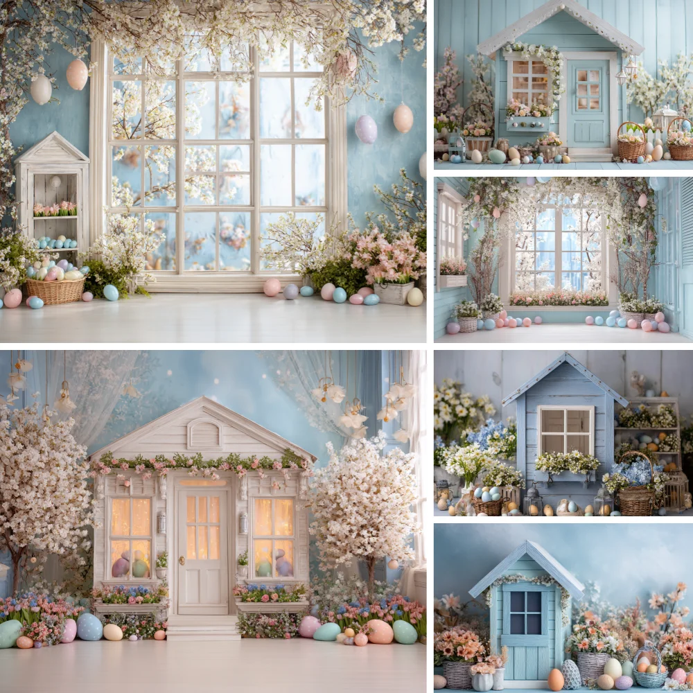 Spring Easter Kids Portrait Photography Backdrop Wreath Eggs Flowers Boardwalk Wall Family Party Background Photo Studio Props
Spring Easter Kids Portrait Photography Backdrop Wreath Eggs Flowers Boardwalk Wall Family Party Background Photo Studio Props