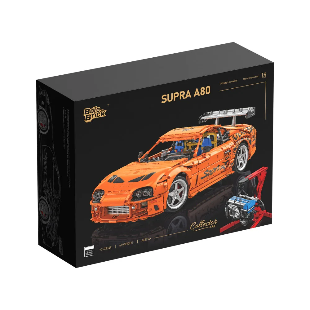 IN STOCK YC23049 Technical Remote Controlled Sports Car SUPRA A80 Building Blocks Bricks Model DIY Adult Christmas Gift Set
IN STOCK YC23049 Technical Remote Controlled Sports Car SUPRA A80 Building Blocks Bricks Model DIY Adult Christmas Gift Set
