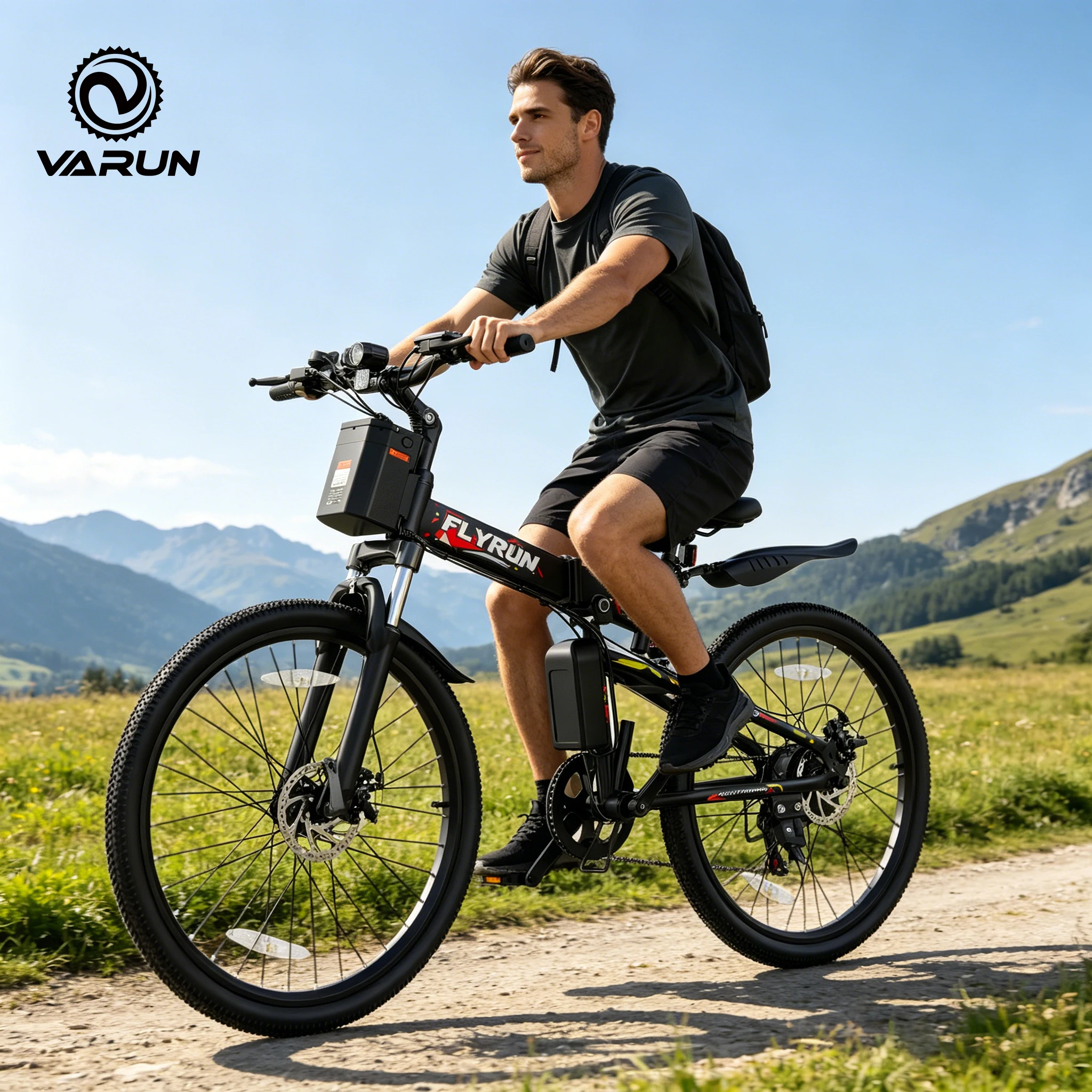 Flyrun AR26-ST Folding Adult Electric Bike, 750W Peak Motor, 48V 7.8Ah Battery, 26" Tire, 20MPH, E-bike UL 2849, 1 Year Warranty
Flyrun AR26-ST Folding Adult Electric Bike, 750W Peak Motor, 48V 7.8Ah Battery, 26" Tire, 20MPH, E-bike UL 2849, 1 Year Warranty