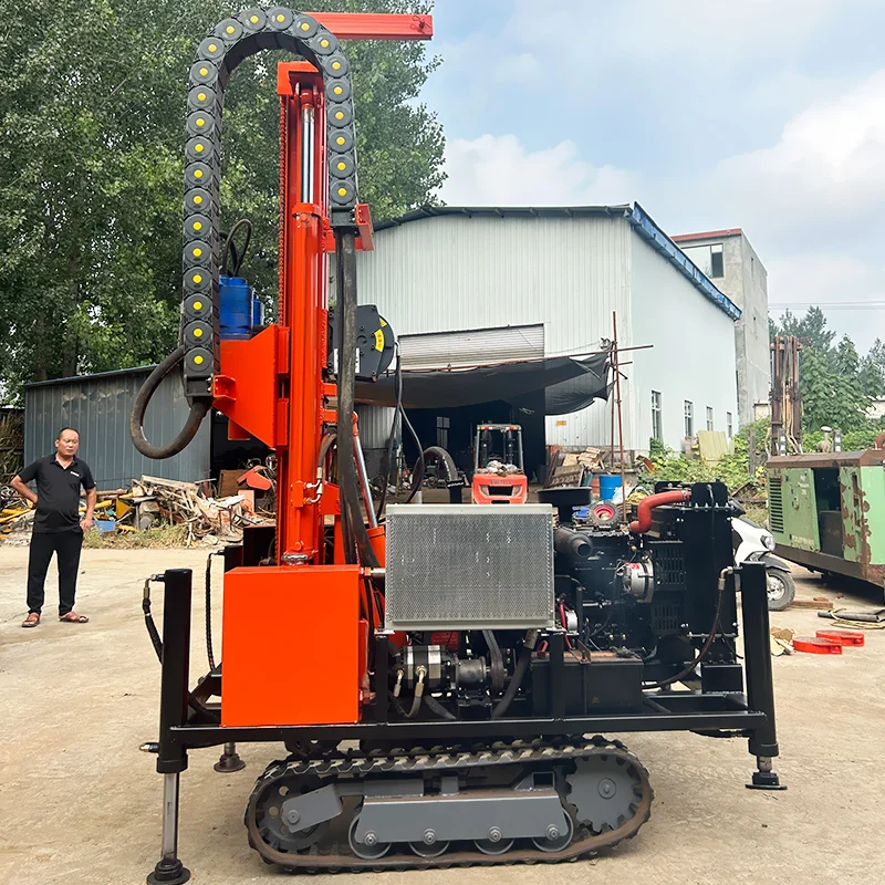 Customized Diesel-Powered Portable Wheeled Drill 200m Water Well System
Customized Diesel-Powered Portable Wheeled Drill 200m Water Well System