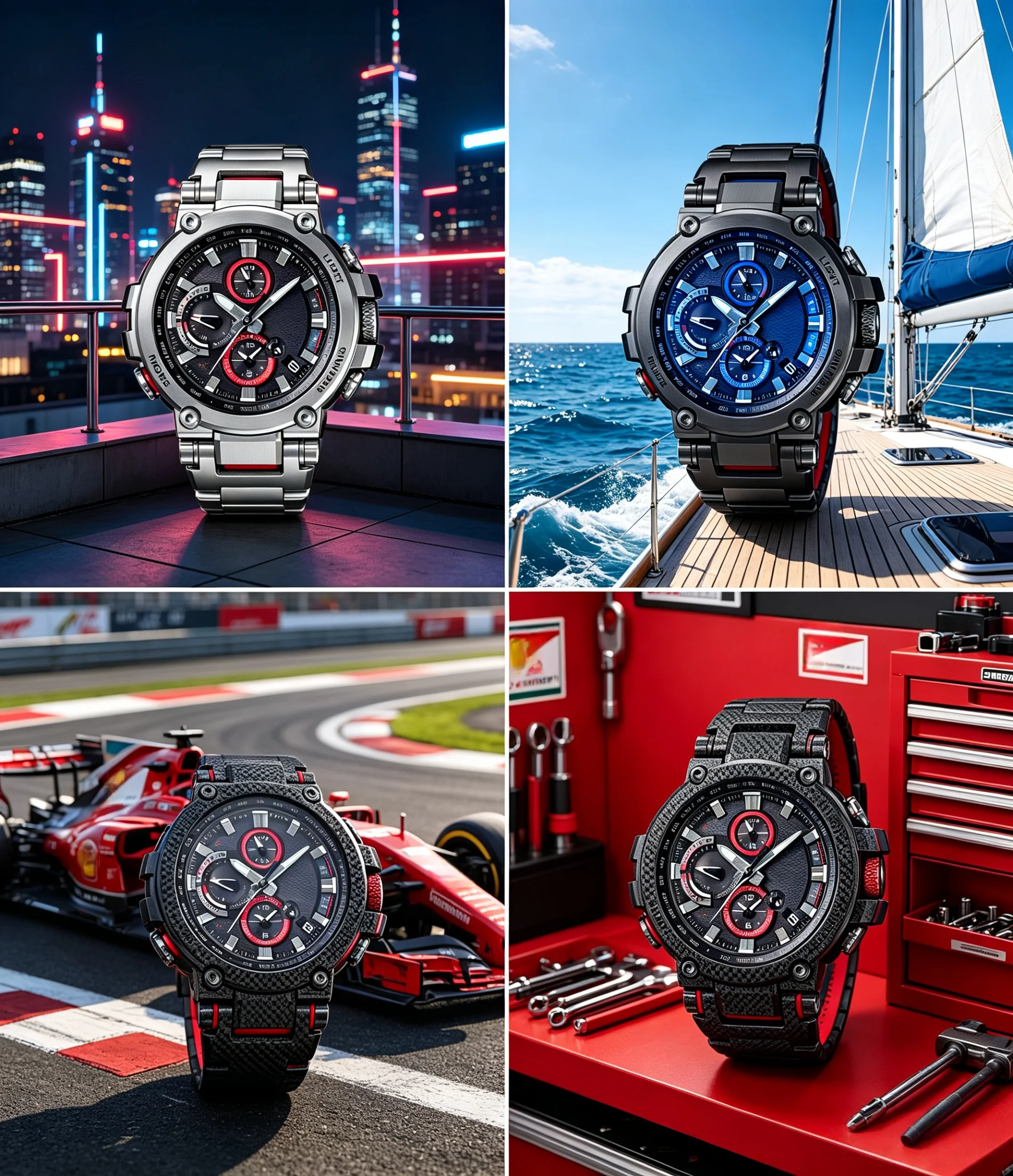 Smart sports watch with precise timekeeping, all-steel case and strap, premium quality, forging a rugged aesthetic
Smart sports watch with precise timekeeping, all-steel case and strap, premium quality, forging a rugged aesthetic