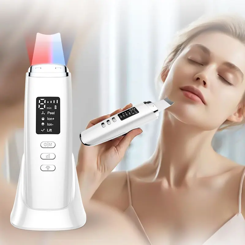 Ultrasonic Skin Scrubber Ultrasonic Deep Face Cleaning Peeling Blackhead Remover Facial Shovel Cleanser Lifting Skin Care
Ultrasonic Skin Scrubber Ultrasonic Deep Face Cleaning Peeling Blackhead Remover Facial Shovel Cleanser Lifting Skin Care
