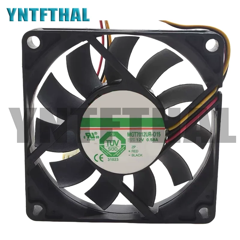 New For MGT7012UR-O15 DC24V 0.58A Three Pins Square Cooling Fan 70X70X15MM
New For MGT7012UR-O15 DC24V 0.58A Three Pins Square Cooling Fan 70X70X15MM