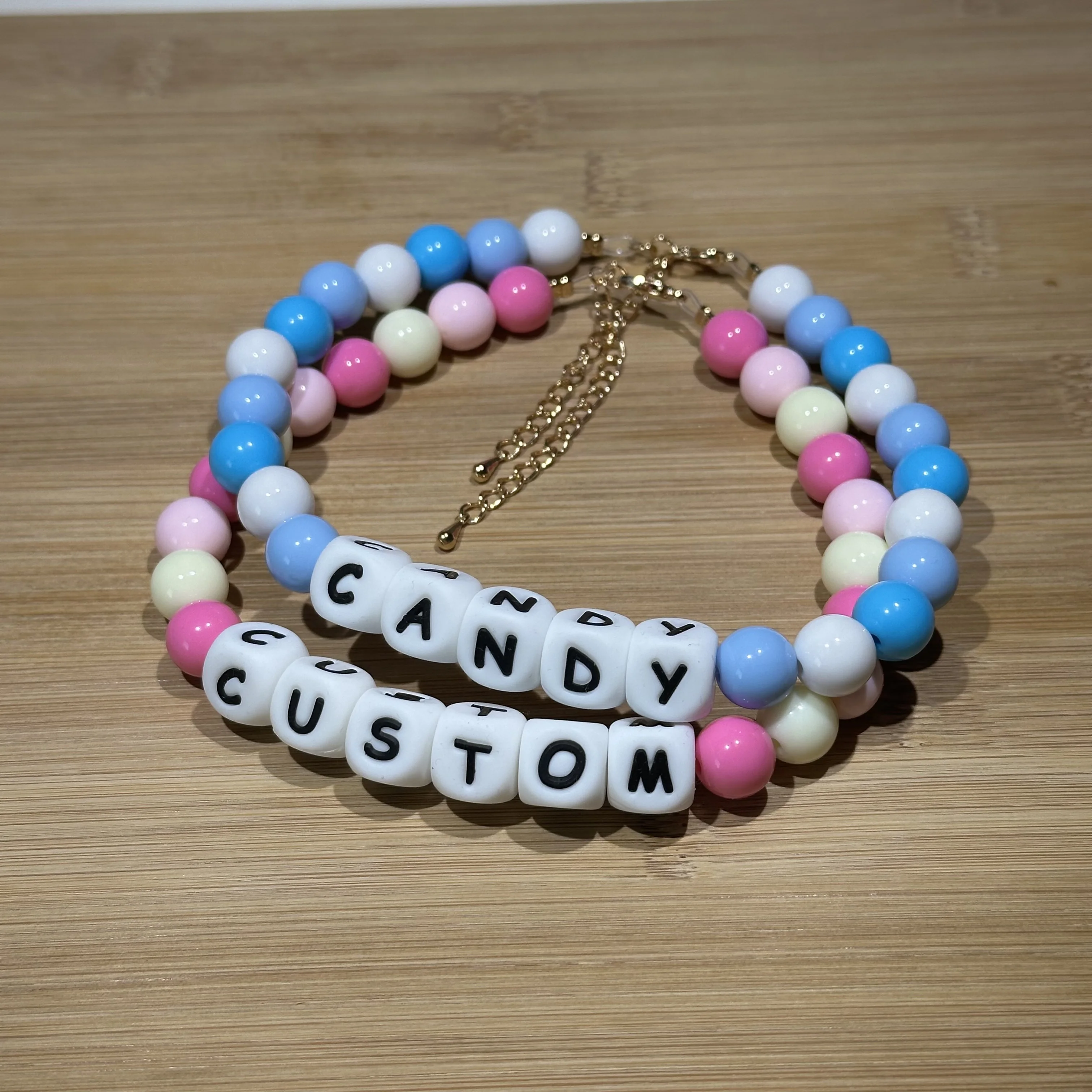 Personalized Beaded Pet Collar - Custom Name Necklace for Dogs & Cats Boys & Girls Adjustable Length Chihuahua Bulldog Corgi
Personalized Beaded Pet Collar - Custom Name Necklace for Dogs & Cats Boys & Girls Adjustable Length Chihuahua Bulldog Corgi