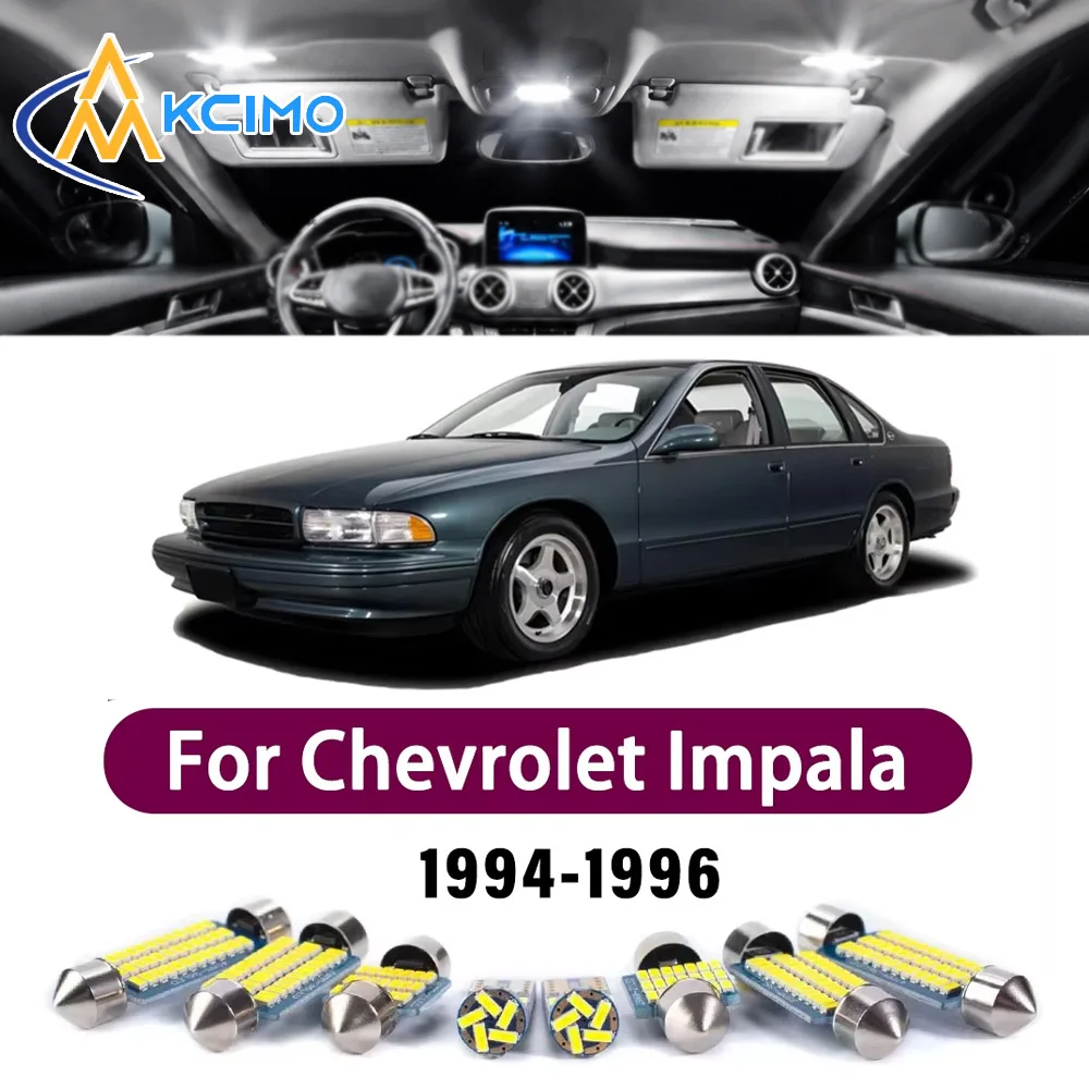 KCIMO New Canbus Interior Reading Dome Vanity Mirror Light Kit For Chevrolet Impala 1994-1996 Premium Safer Bright LED Lights
KCIMO New Canbus Interior Reading Dome Vanity Mirror Light Kit For Chevrolet Impala 1994-1996 Premium Safer Bright LED Lights