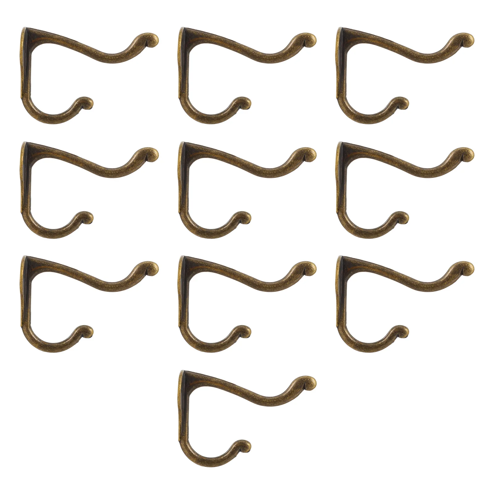 10 Pcs Retro Hooks Zinc Alloy Wall Hanger Dual Prong Rust Resistant Space Saving Bedroom Bathroom Closet Foyer Hooks
10 Pcs Retro Hooks Zinc Alloy Wall Hanger Dual Prong Rust Resistant Space Saving Bedroom Bathroom Closet Foyer Hooks