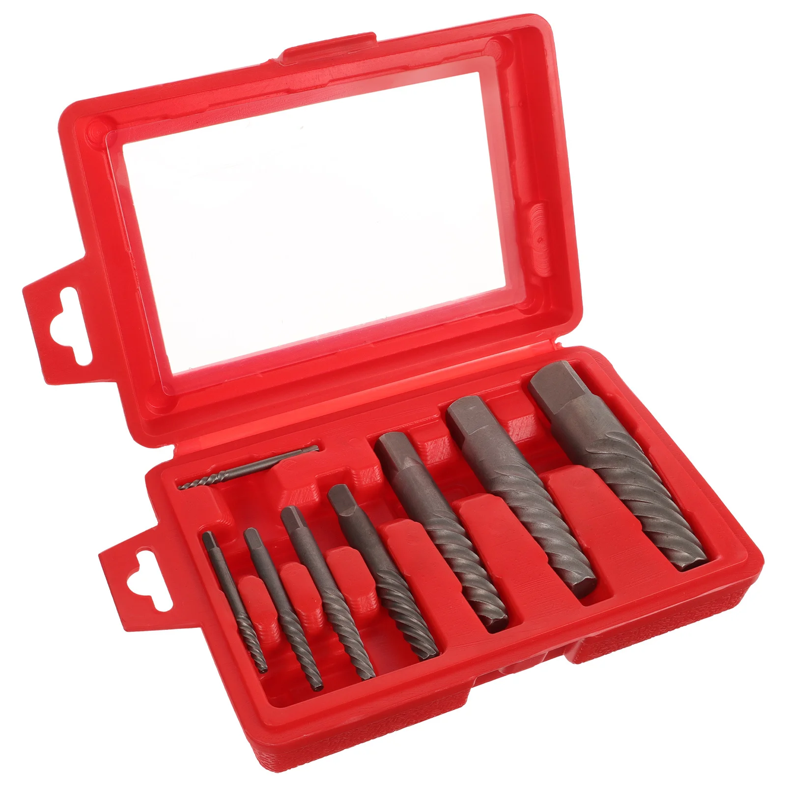 1Set Screw Extractors Metal Set Heavy Duty Broken Bolt Extractor Kit for DIY Repair Stripped Screw Remover Bolt Removal
1Set Screw Extractors Metal Set Heavy Duty Broken Bolt Extractor Kit for DIY Repair Stripped Screw Remover Bolt Removal